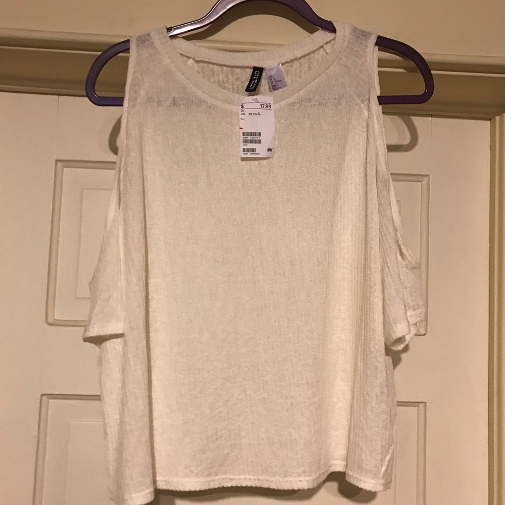 H&M Cold Shoulder Top