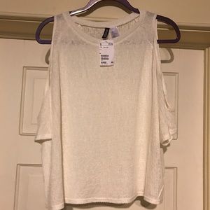 H&M Cold Shoulder Top