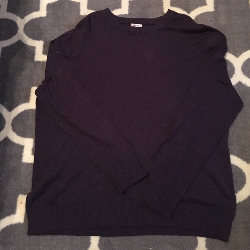 Eggplant colored cozy XXL sweater