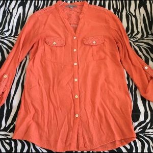 Orange Blouse