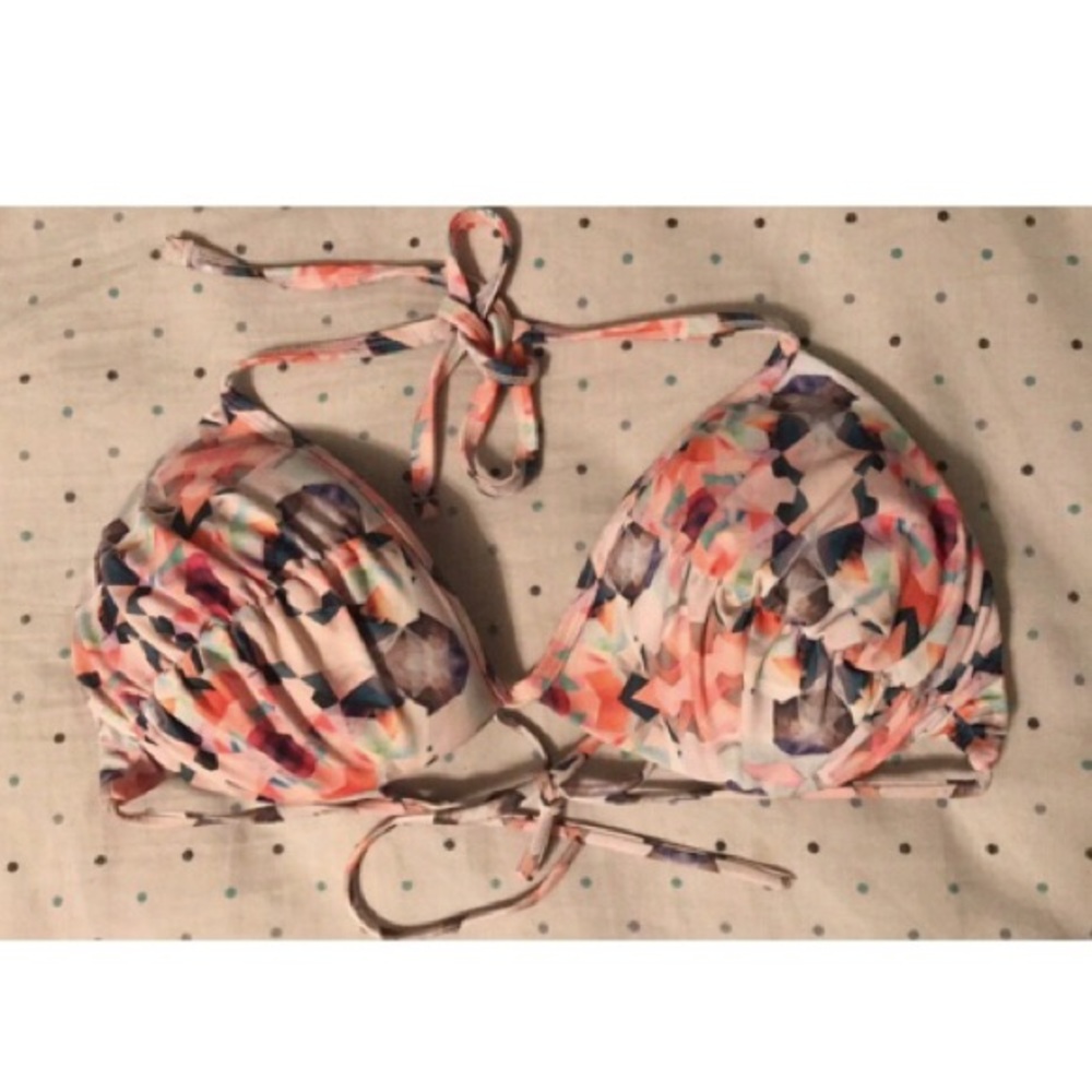 Two-Piece Kaleidoscope Pattern Swimsuit