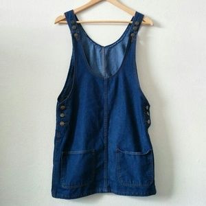 Denim Jumper Dress