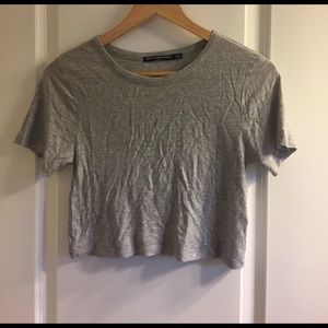 Brandy Melville gray crop top