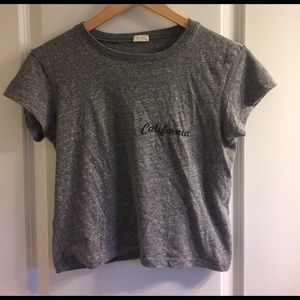 Brandy Melville John Galt "California" crop top