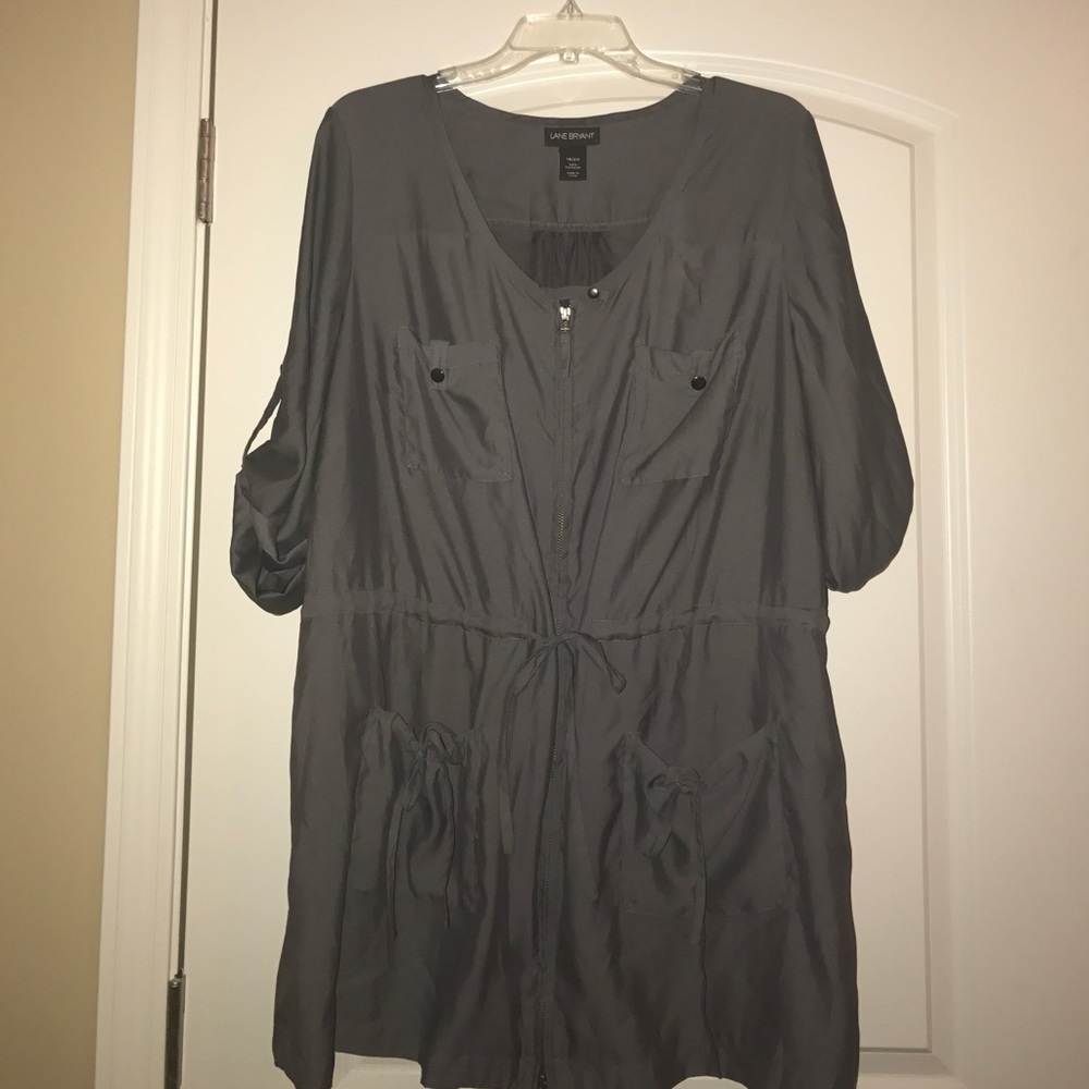 Lane Bryant women's zippered tunic/shirt