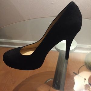 Black Suede Classic Pump