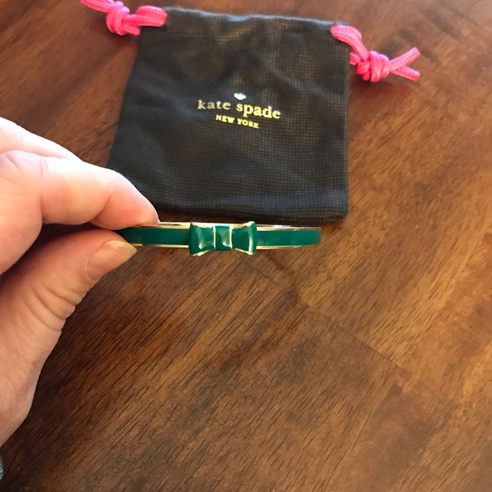 Kate Spade Bracelet - Green Bow (S/M)