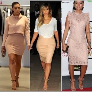 Rose color (alaia inspired sandal)