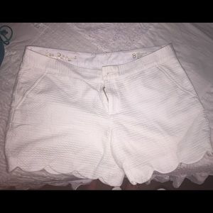 White Lily Pulitzer short