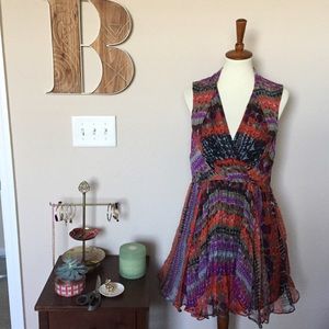 Greylin Silk Dress - L