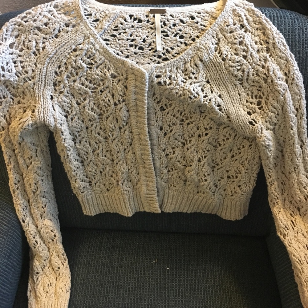 Free people extra small sweater beige