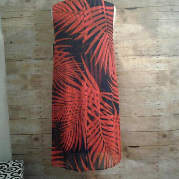 Muse Dress  Sleevelesss Red Black NWT - Picture 5 of 7