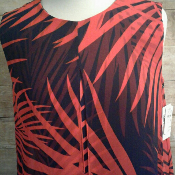 Muse Dress  Sleevelesss Red Black NWT - Picture 3 of 7