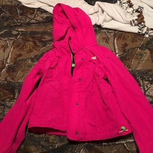 hollister all weather jacket. worn once!
