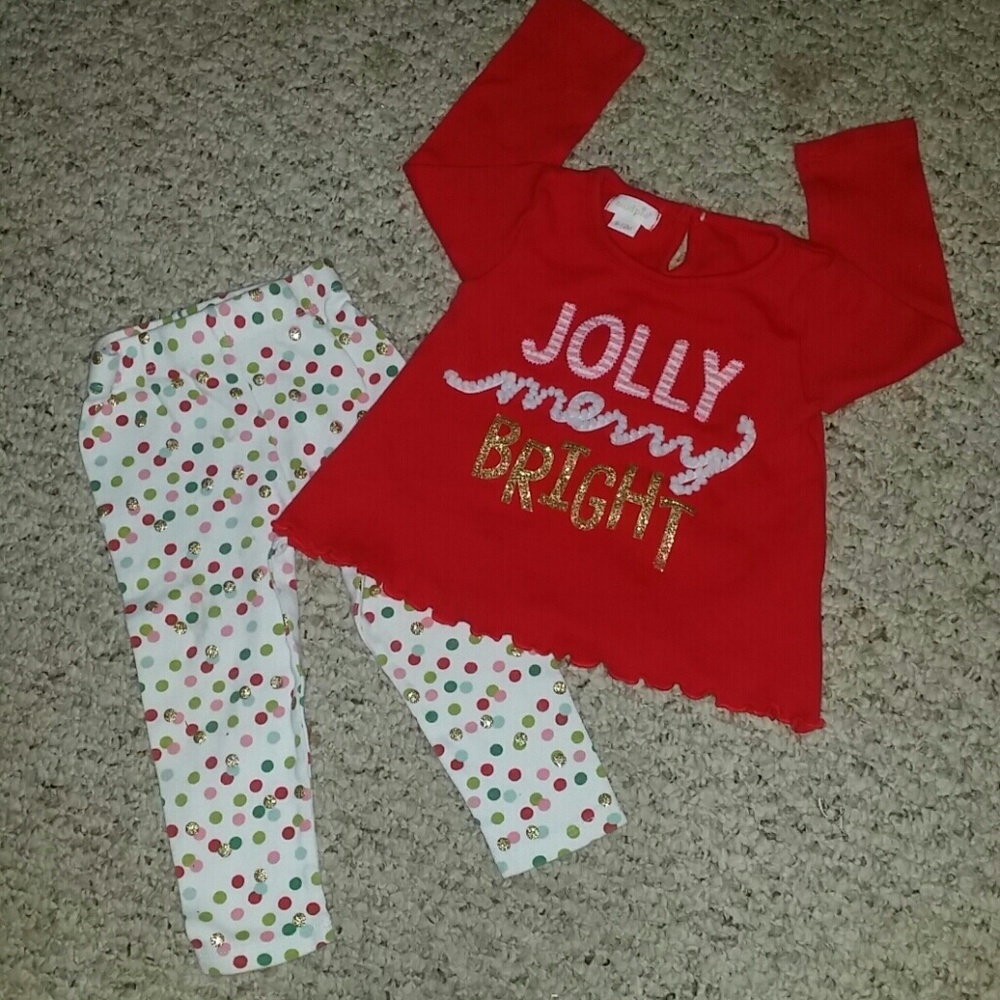 Mudpie Christmas outfit.