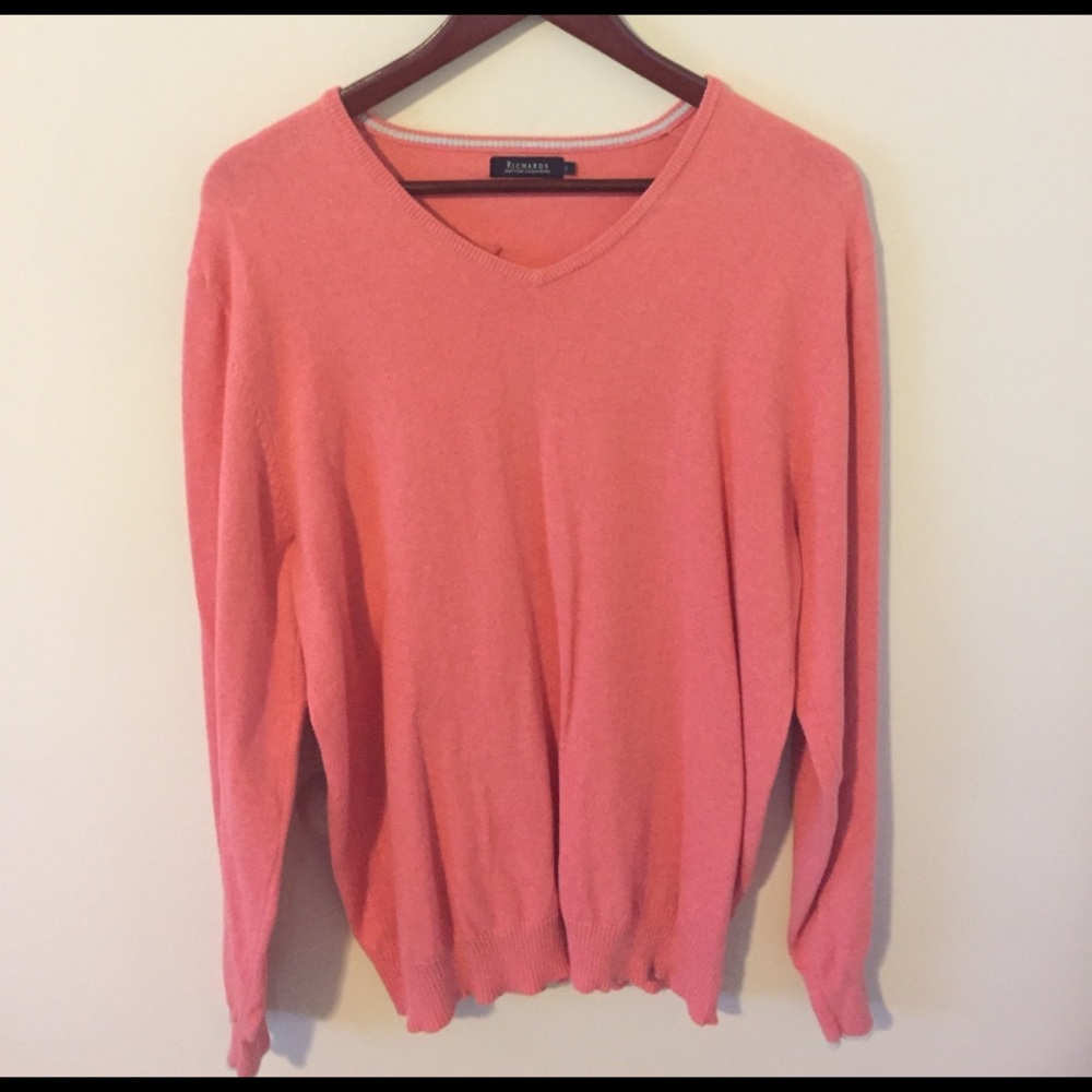 Richards cotton sweater v neck.