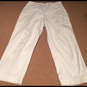 Talbots white pants