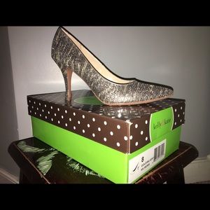 SALE. Formal Silver Pumps