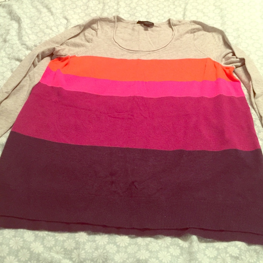 Lane Bryant multicolored sweater