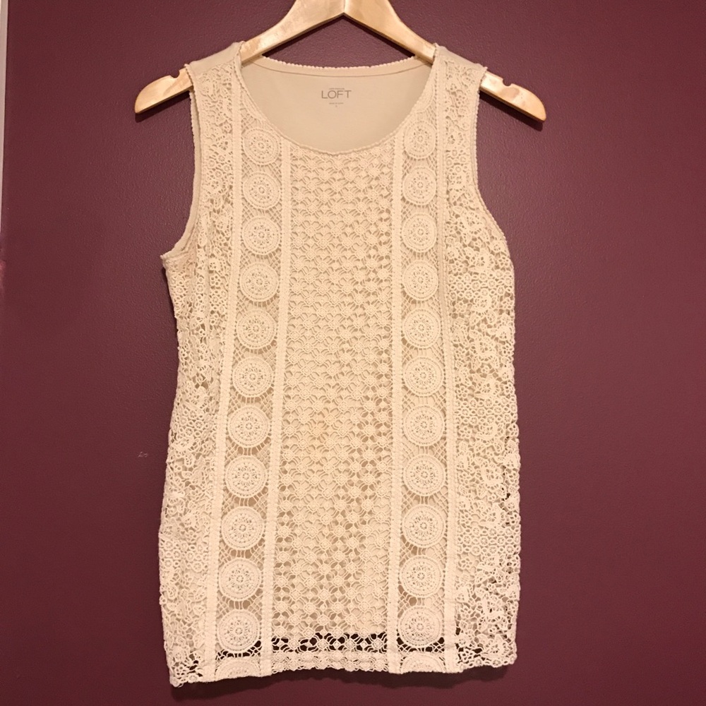 The LOFT Crocheted Tank Top