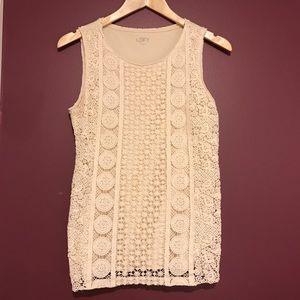The LOFT Crocheted Tank Top