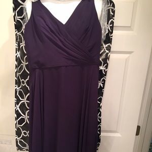 Alfred Angelo Eggplant bridesmaid Dress