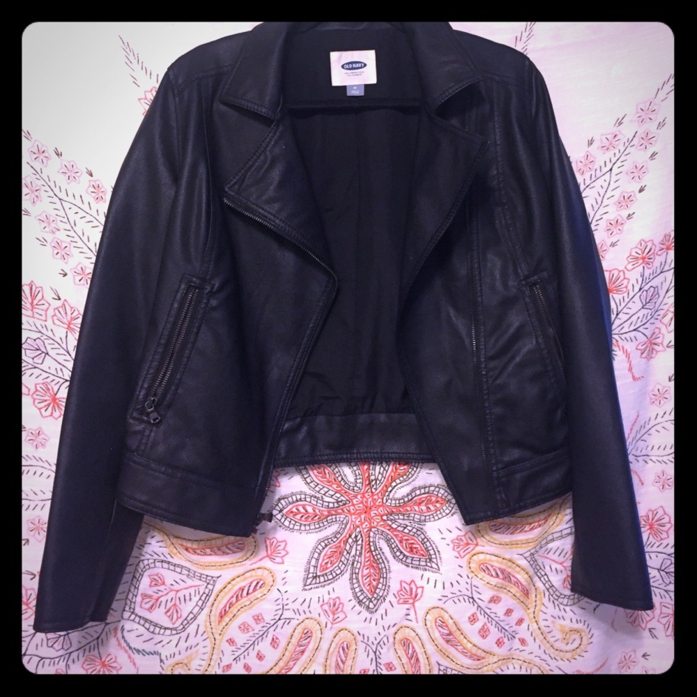 Faux Leather Jacket