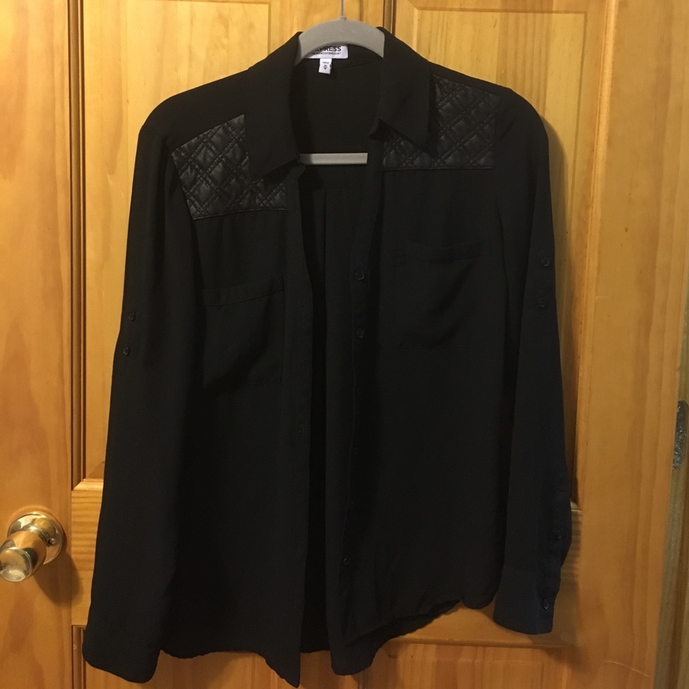 Black portefino shirt