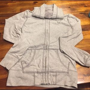 Zip up sweat shirt