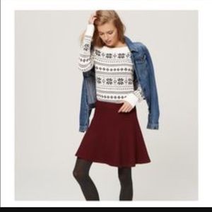 Snowflake Pattern Sweater