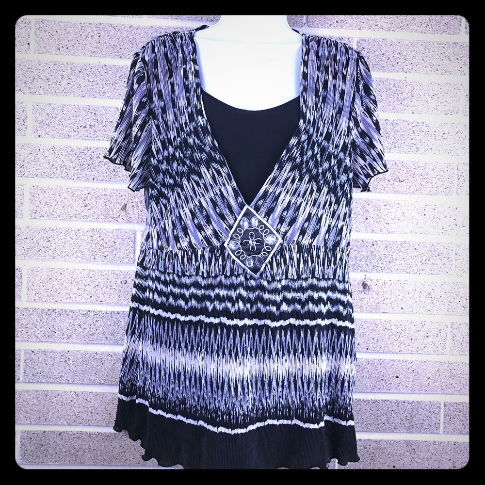 Elementz XL career top blouse