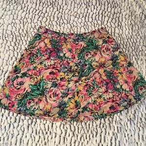Forever 21 floral skirt