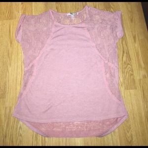 cute pink lacy shirt