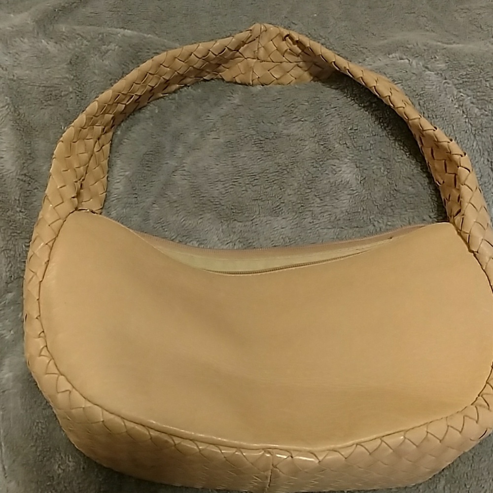 Small sigrid olsen beige pouch purse