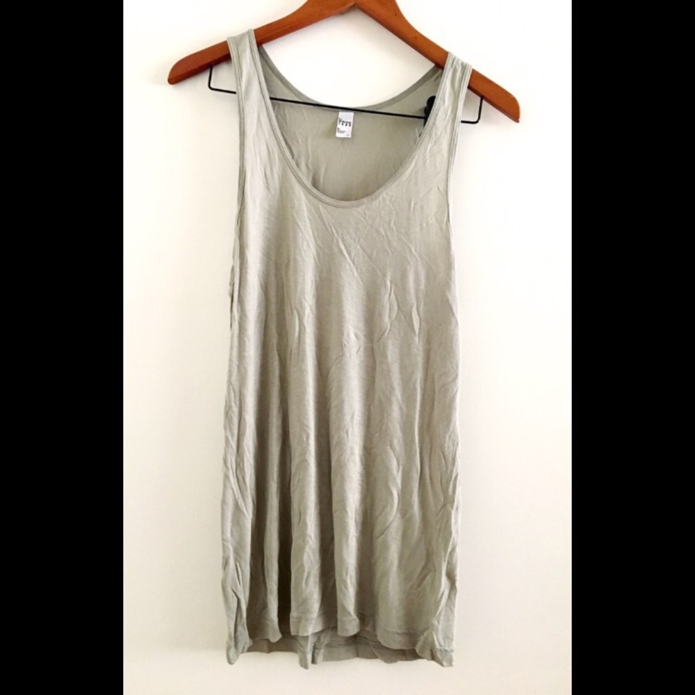 American Apparel Viscose Gray Tank