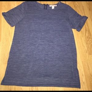 Navy blue short sleeve shirt