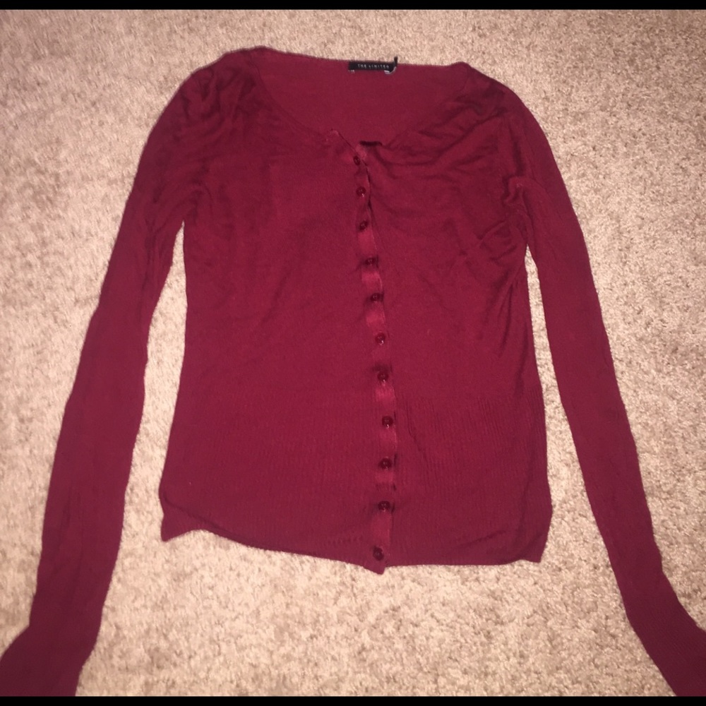 Lobby sleeve button up sweater