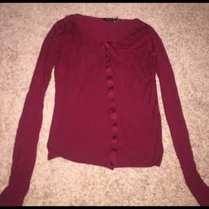 Lobby sleeve button up sweater