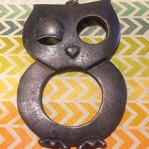 Vintage Winking Owl Pendant