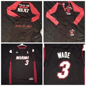 Miami Heat 🔥Jersey & Sweatpants Long Sleeve Set
