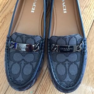Brand new Coach Loafers in Black/Gray