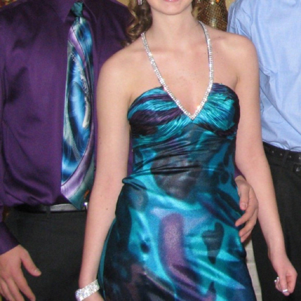 Blue/purple long prom/dance dress