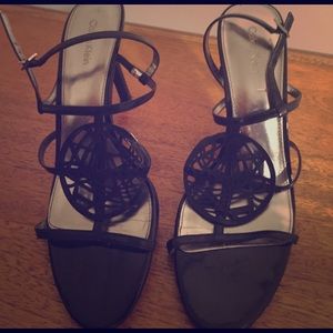 Black Calvin Klein heels