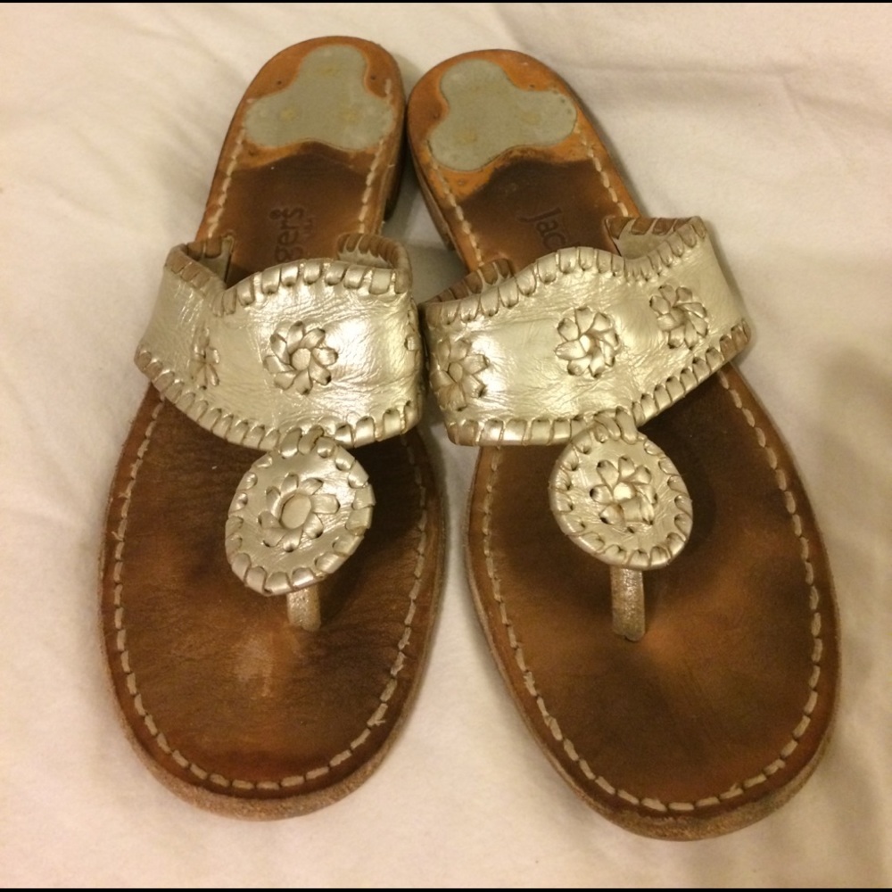Platinum Jack Rogers - Gently Used Condition