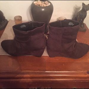 Women's suede booties