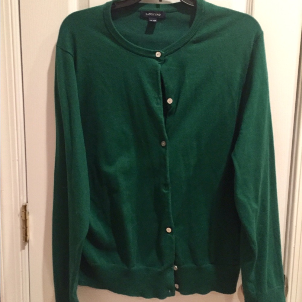 Hunter Green Cardigan