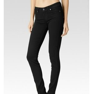 PAIGE Transcend Skyline Skinny Black Jeans