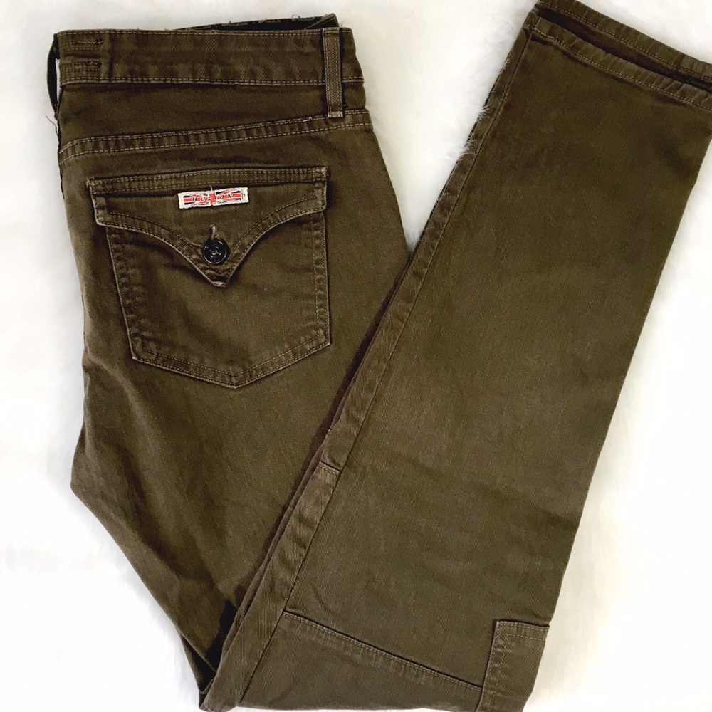 Hudson Jeans Olive Cargo Denim