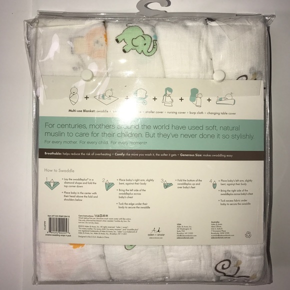 NWT Aden + Anais Baby Muslin Swaddle Blankets - Picture 2 of 2