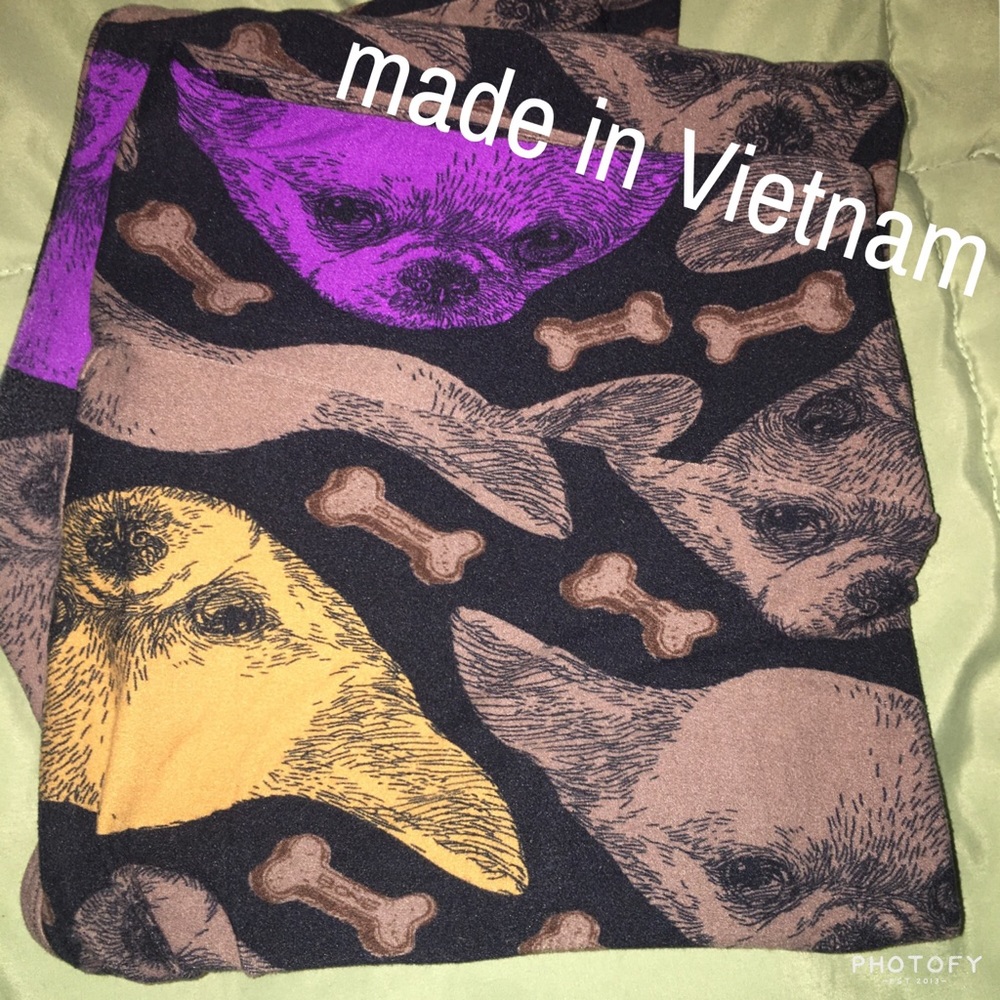 TC LULAROE CHIHUAHUA LEGGINGS- unicorn!